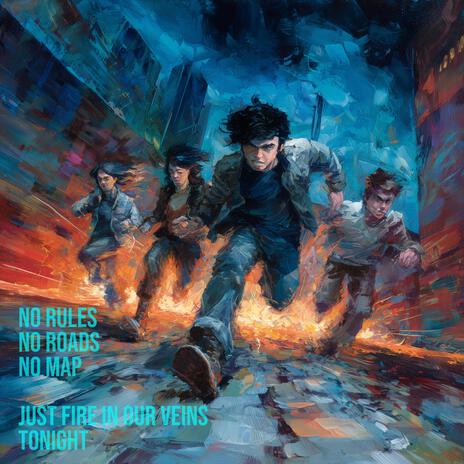 No Rules No Roads No Map Just Fire In Our Veins Tonight cover art
