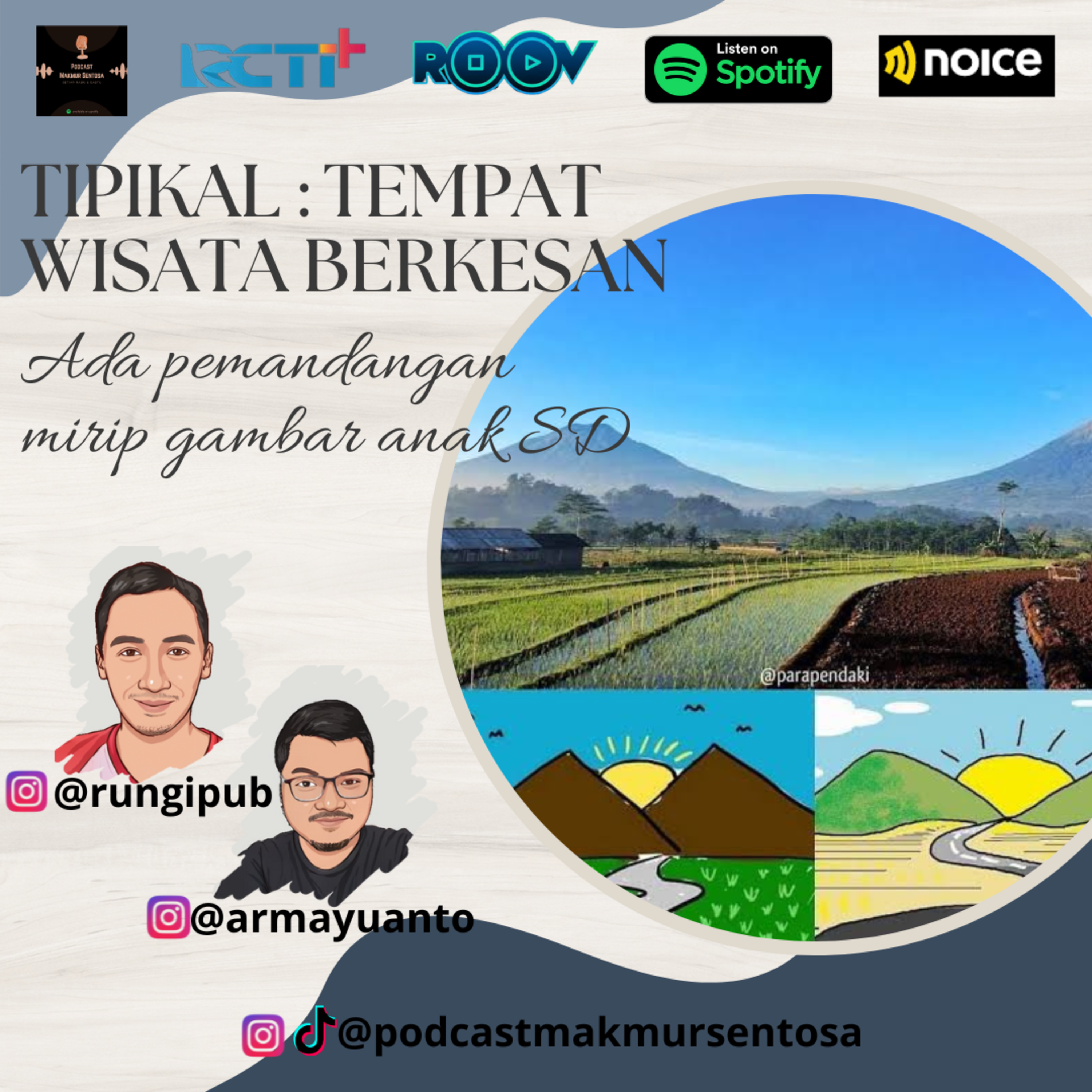 TIPIKAL TEMPAT WISATA BERKESAN, ADA TEMPAT MIRIP GAMBAR PEMANDANGAN ANAK TK cover art