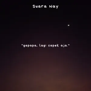 "gapapa, lagi capek aja." cover art