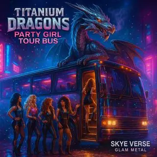 Titanium Dragons Party Girl Tour Bus cover art