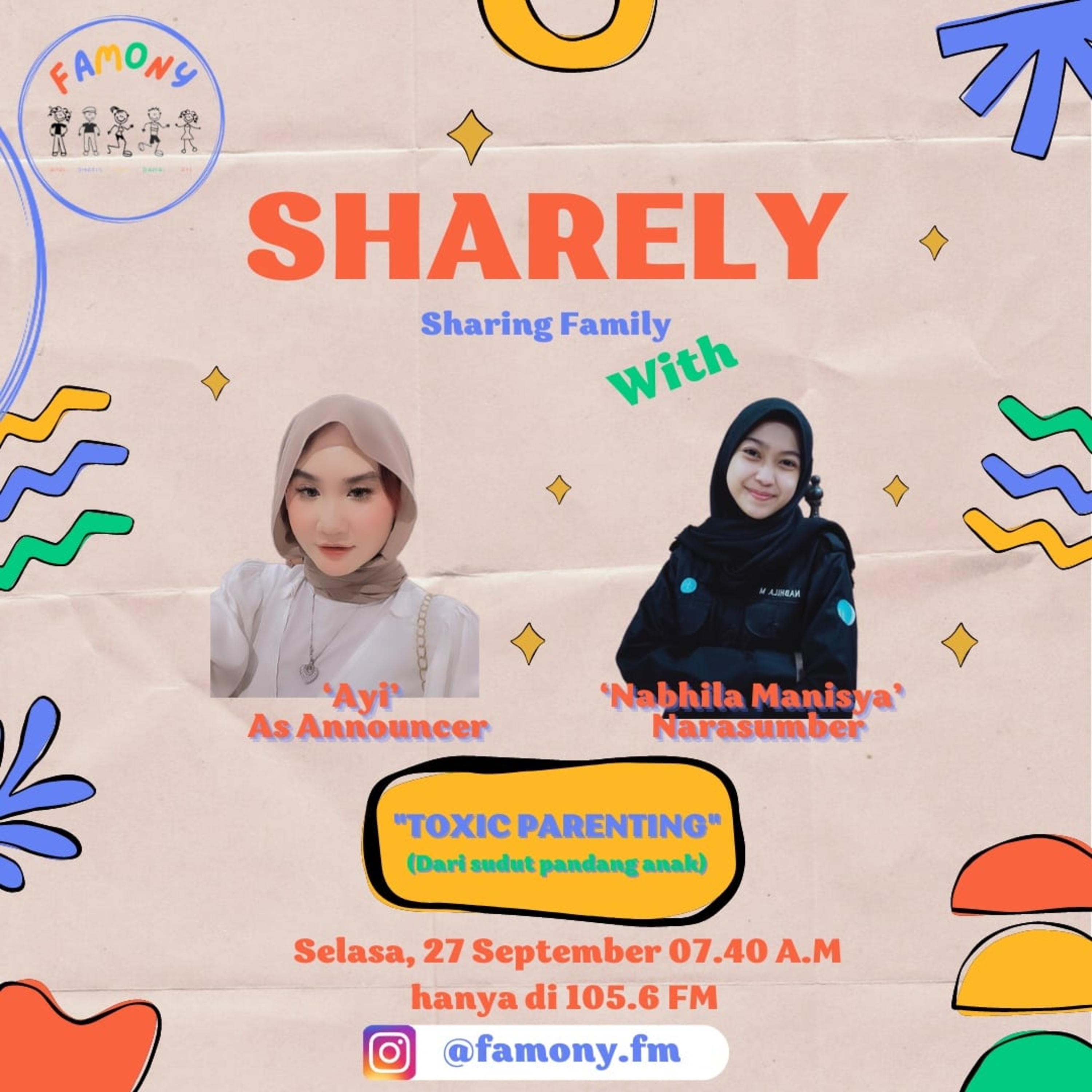 Episode 2 SHARELY : Insight Anak Mengenai Toxic Parenting cover art