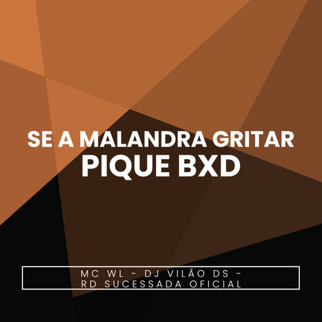 Se A Malandra Gritar Pique Bxd ft. DJ Vilão DS & Rd Sucessada Oficial cover art