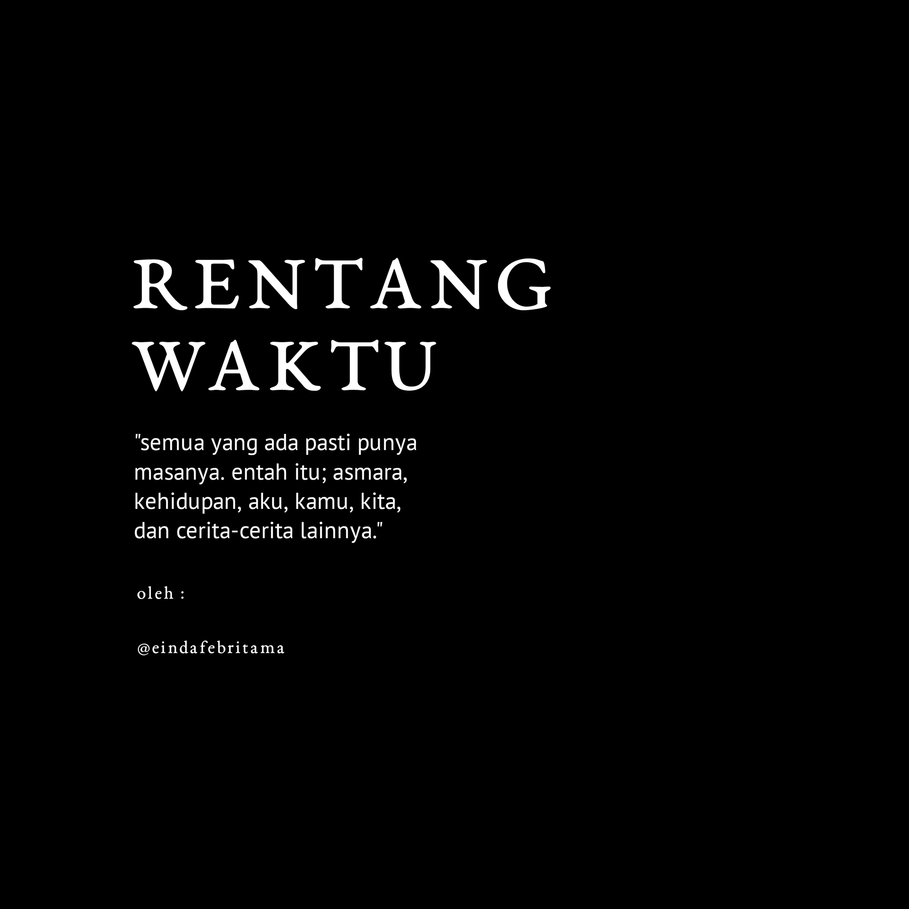 Rentang Waktu
