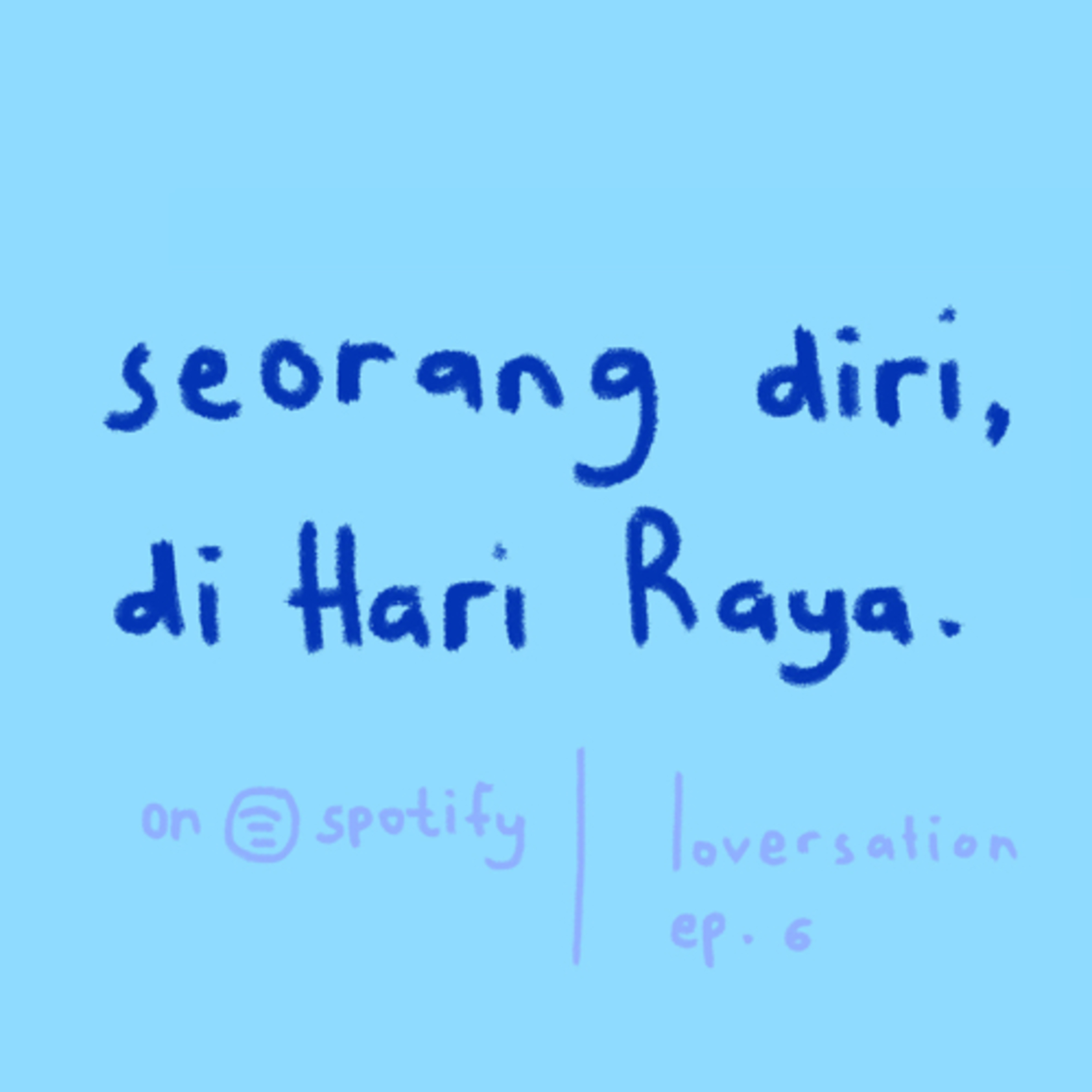 seorang diri di Hari Raya. cover art