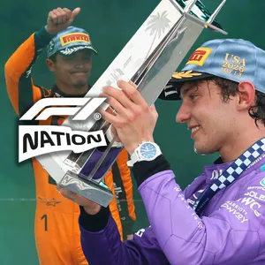 Kimi wins under pressure, but are McLaren closer? Miami GP Review with James Hinchcliffe + Lawrence Barretto cover art