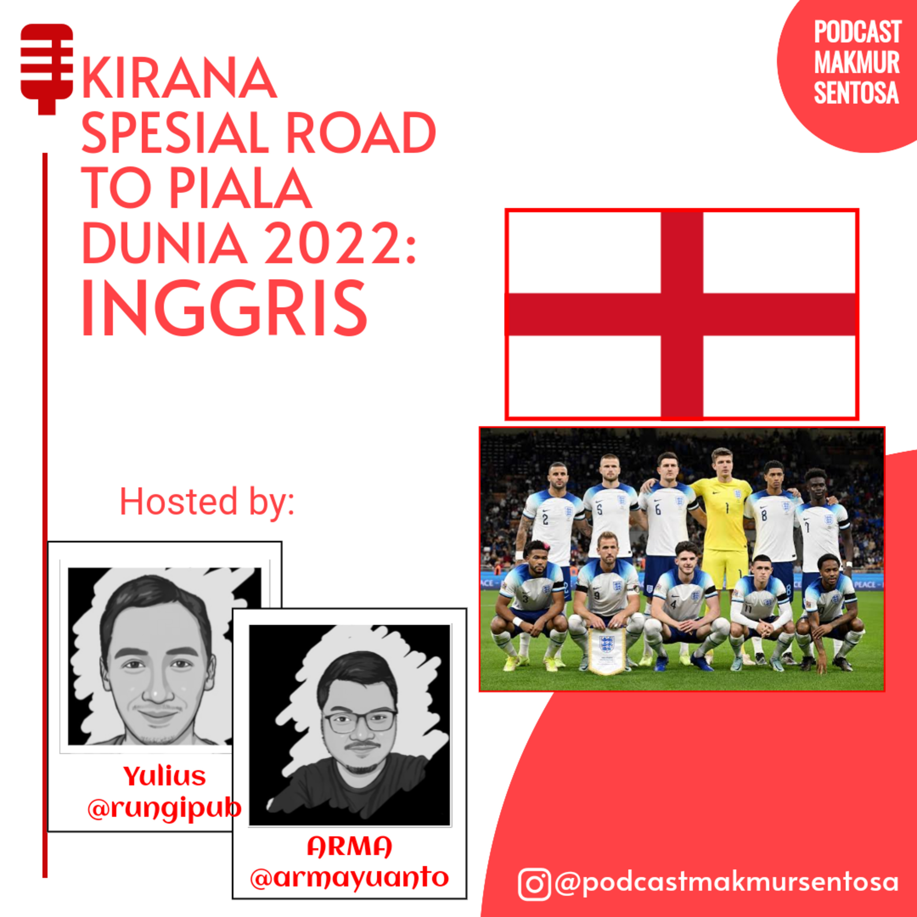KIRANA SPESIAL PIALA DUNIA 2022: INGGRIS cover art