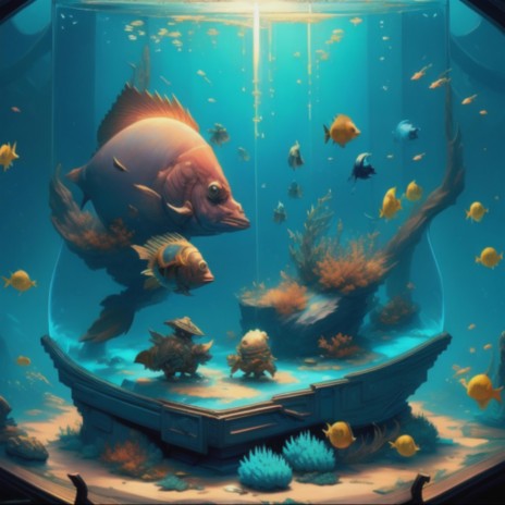 Aquarium cover art