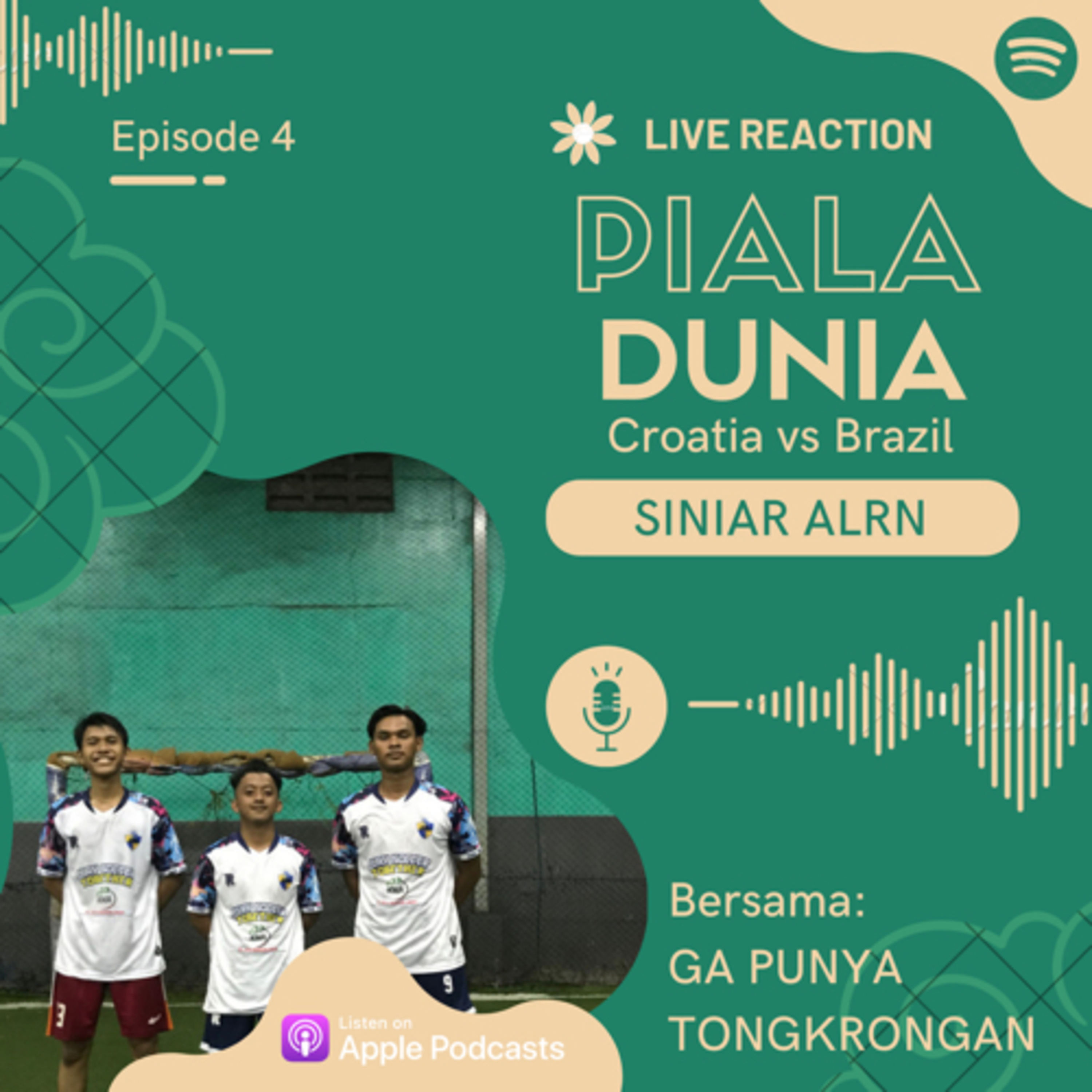 GA PUNYA TONGKRONGAN Eps 4. Live Reaction Piala Dunia Croatia vs Brazil cover art