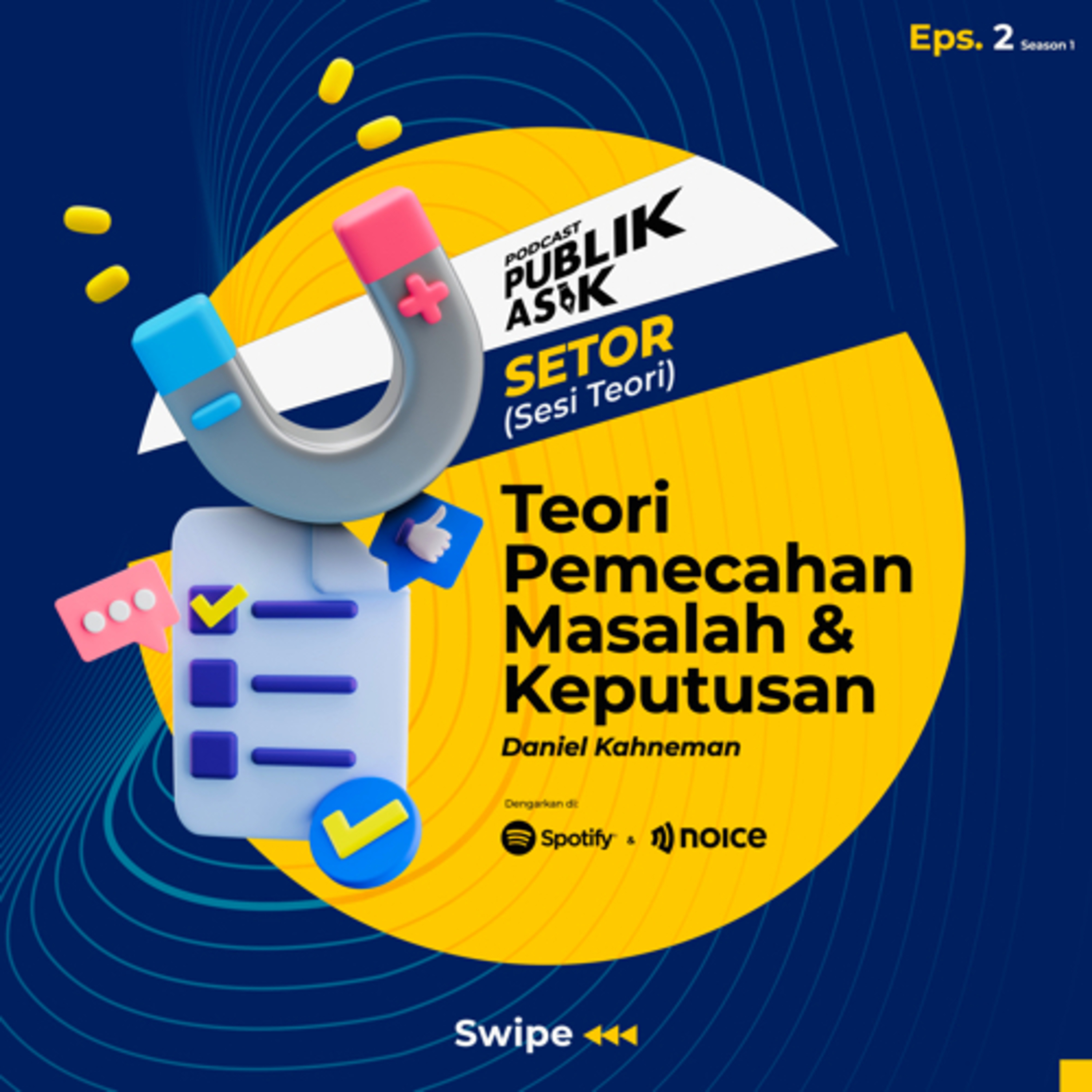 🔵 Teori Pengambilan Keputusan - Daniel Kahneman cover art