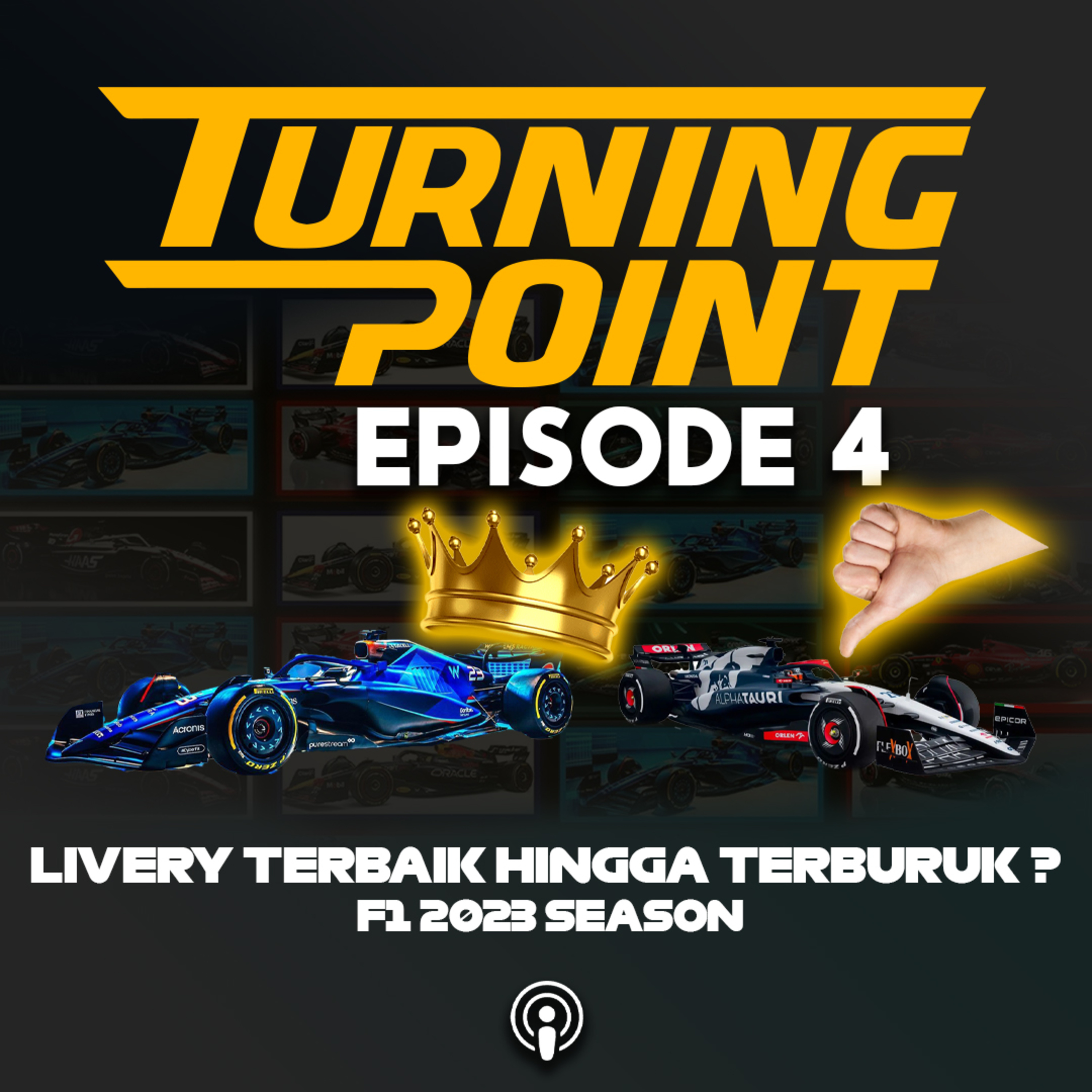Mengurutkan Livery F1 2023 Dari Terbaik sampai Terburuk ! | Turning Point Episode 4 cover art