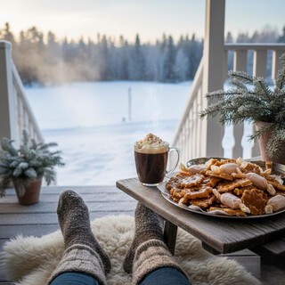 Kaffe, knäck och kalla tår cover art