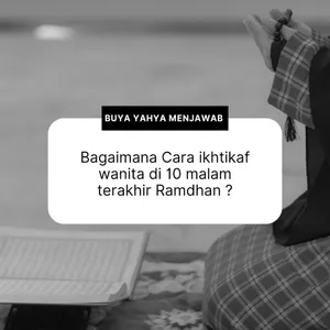 Bagaimana cara wanita ikhtikaf?? cover art