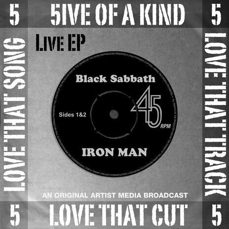 Iron Man - Live, August 1970 cover art