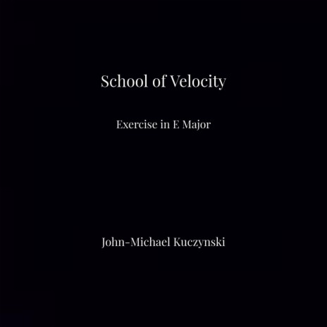 School of Velocity Exercise in E Major cover art