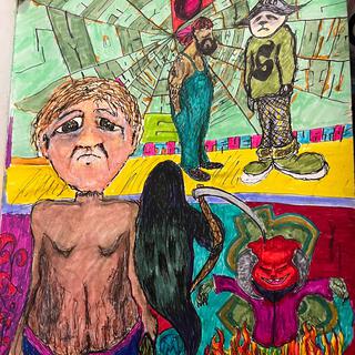 Shit ft. Christina Ferrero cover art