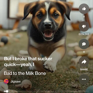 Bad To The Milk Bone cover art