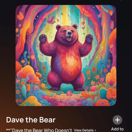 Dave the Bear cover art