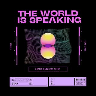 The world is speaking cover art