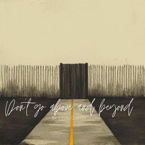 Don't go above and beyond cover art