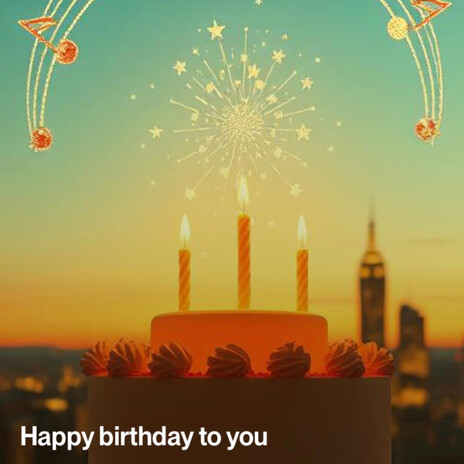 Happy birthday to you cover art
