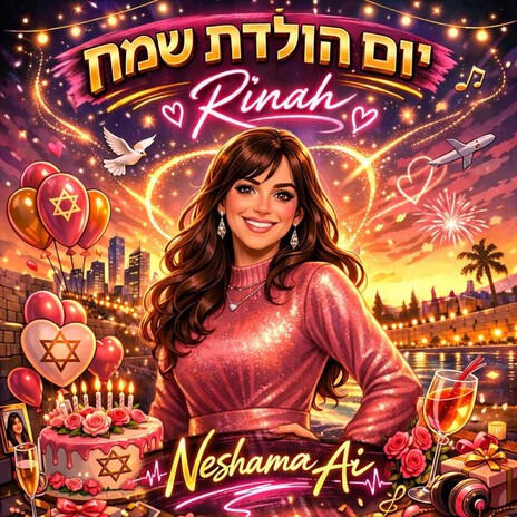 יוֹם הוּלֶדֶת שָׂמֵחַ רִינָה cover art