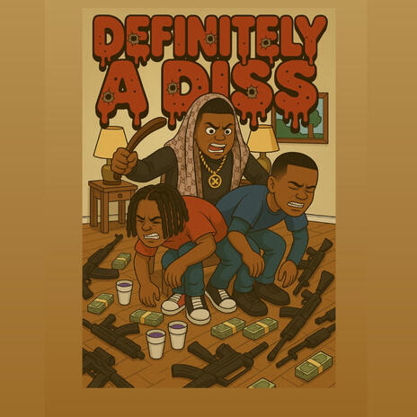 Definitely a diss cover art