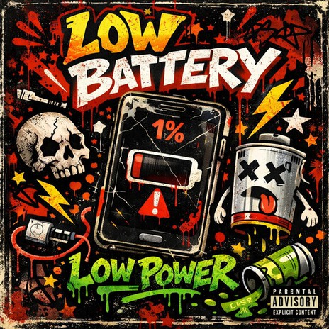 Low battery cover art