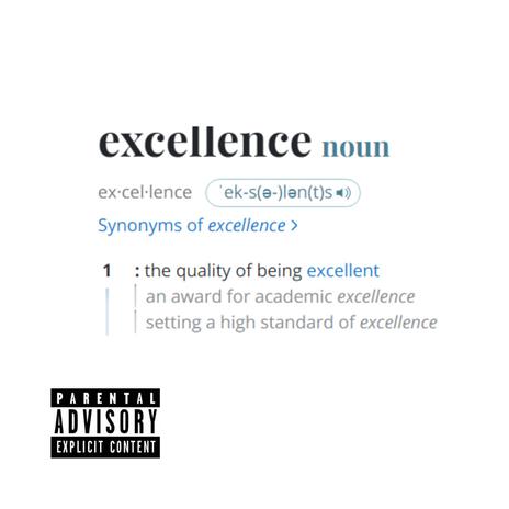 Excellence cover art