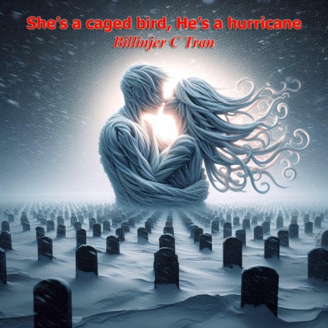 She's a cage bird, He's a hurricane cover art