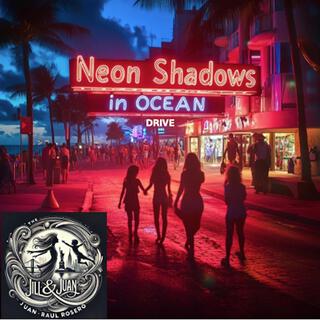 Neon Shadows in Ocean Drive