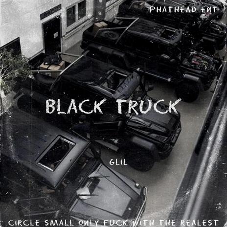 Black truck cover art