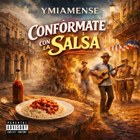 Confórmate con la salsa