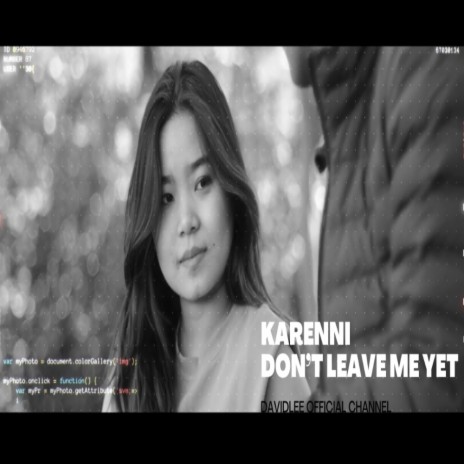Karenni Don't Leave Me Yet (Peter) cover art