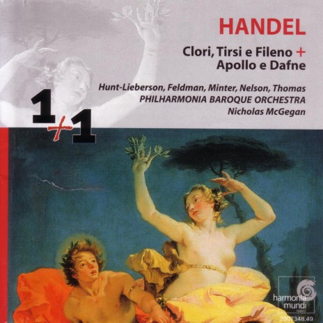 Apollo e Dafne: Recitative "Placati al fin" - Aria "Come rosa in su al spina" ft. Nicholas McGegan & Philharmonia Baroque Orchestra cover art
