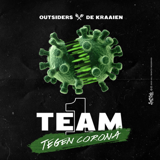 1 Team (Tegen Corona) ft. De Kraaien cover art