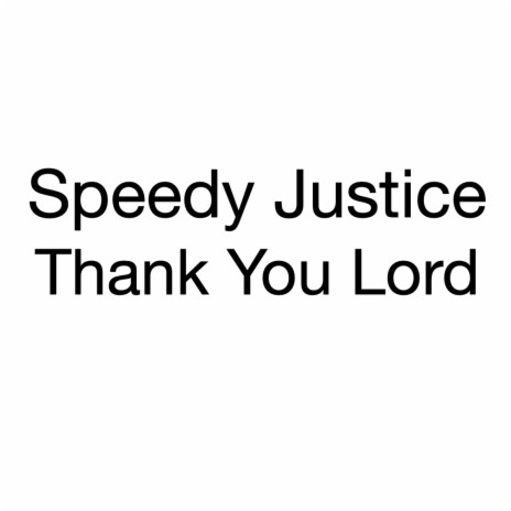 Thank You Lord cover art