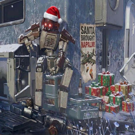 Santa Brought Napalm! cover art