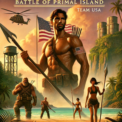 Battle of Primal Island - Team USA cover art