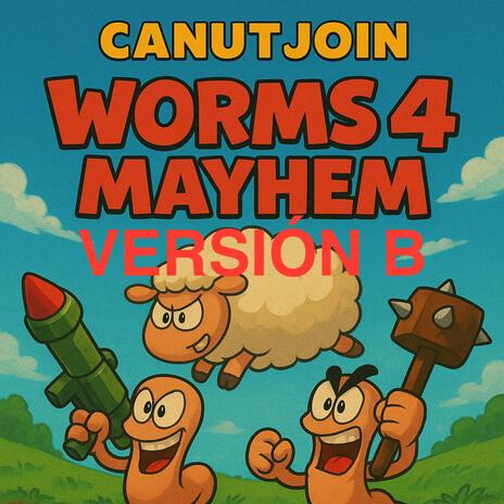 Worms 4 Mayhem Versión B cover art