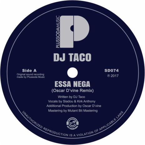 Essa Nega (Oscar D'vine Remix) cover art
