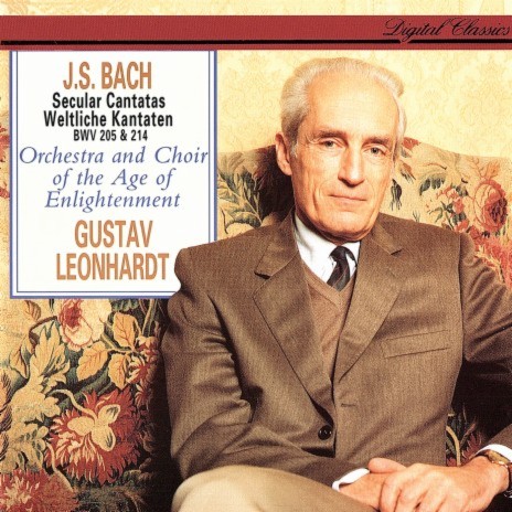 J.S. Bach: Zerreißet, zersprenget, zertrümmert die Gruft Dramma per musica, BWV 205 - 11. Aria: "Zurücke, zurücke, geflügelten Winde" ft. Orchestra of the Age of Enlightenment & Gustav Leonhardt cover art