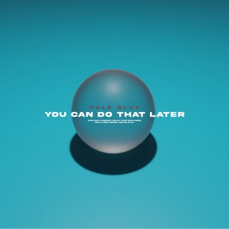 You Can Do That Later cover art