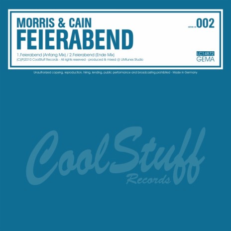 Feierabend (Ende Mix) ft. Cain cover art