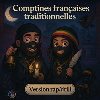 Comptines françaises traditionnelles — Versions rap/drill pour enfants