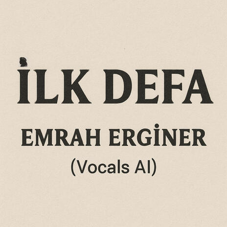 İlk Defa cover art