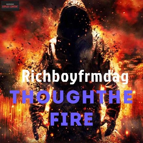 though the fire cover art