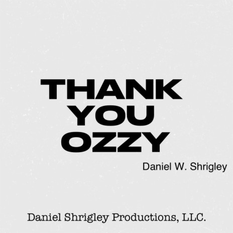 THANK YOU OZZY cover art