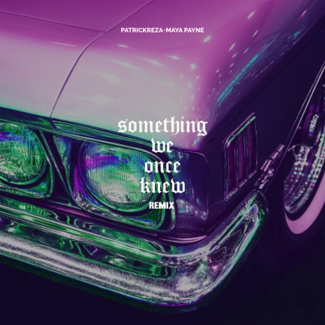 Something We Once Knew (Remix) ft. Maya Payne cover art