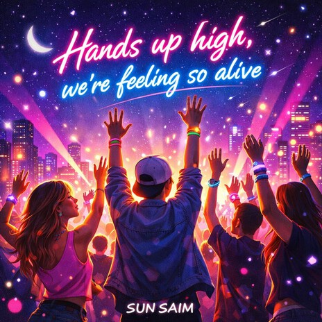 Neon dreams, we’re glowing in the night cover art