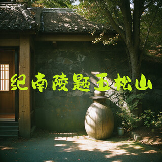 纪南陵题五松山